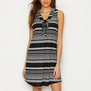 NWT DOTTI  Ibiza Stripe Swim Cover-up Tunic XL